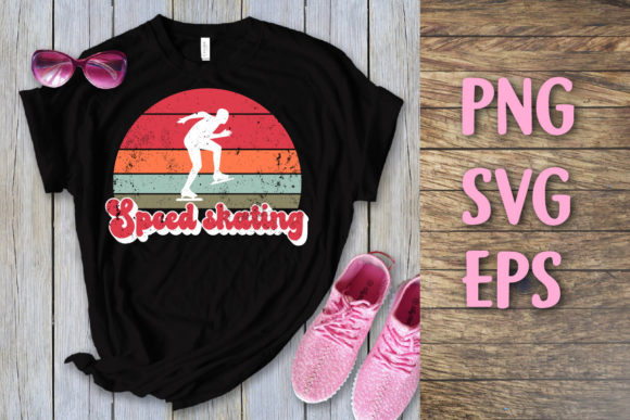 Download Speed Skating Retro Vintage Svg File - Premium Bundle