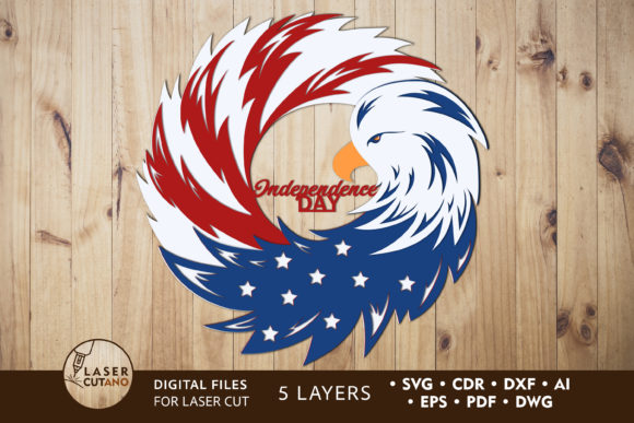 Download 4th of July Multilayer Laser Cut Files - Multilayer Collection