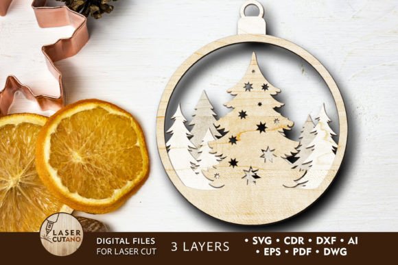 Download Christmas Tree Ornament, Multilayer Decor - Multilayer Collection