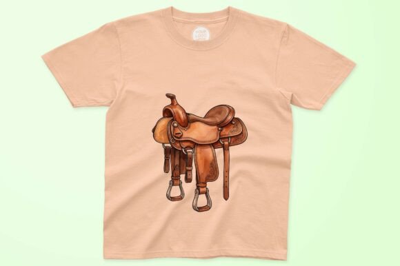 Download Brown Leather Saddle with Decorative - Premium Resources