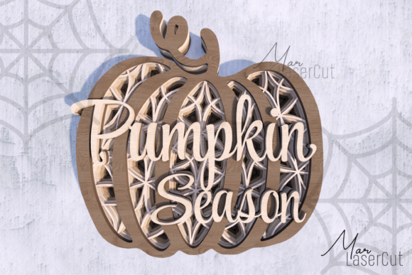 Download 3D Multilayered Fall Pumpkin Lasercut File - Multilayer Collection