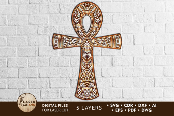Download ANKH Multilayer Laser Cut Files, Mandala - Multilayer Collection