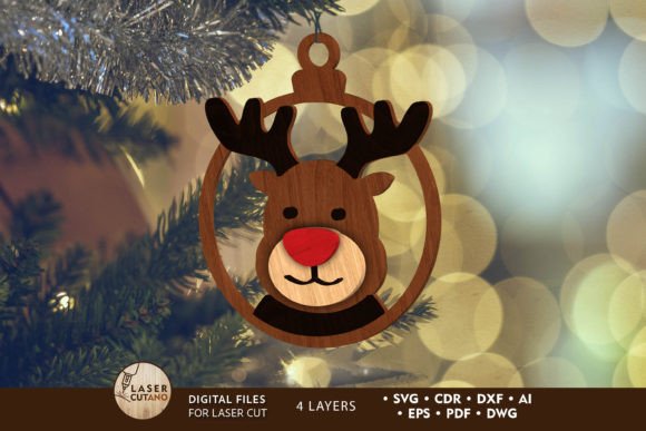 Download Christmmas Deer Toy, Multilayer Decor - Multilayer Collection