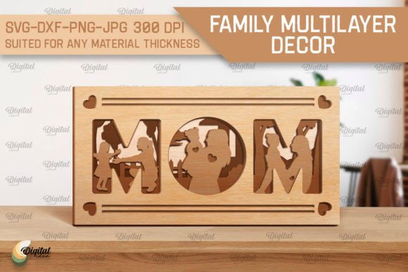 Download Family Multilayer Decor Laser Cut - Multilayer Collection