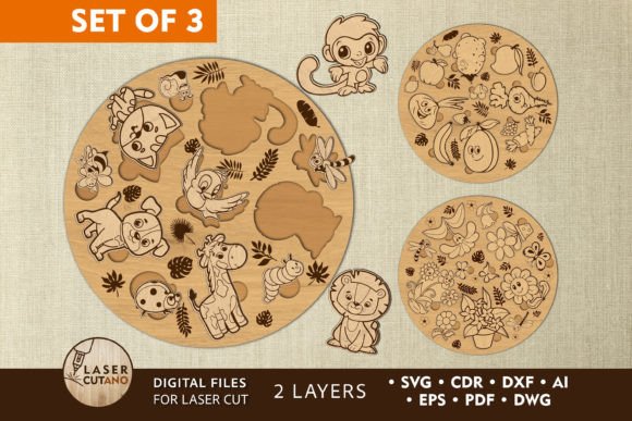 Download Round Kid's Puzzle Bundle - Premium Resources